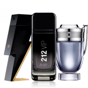 Kit Perfumes Invictus Bad Boy VIP Black - Fragancias Masculinas