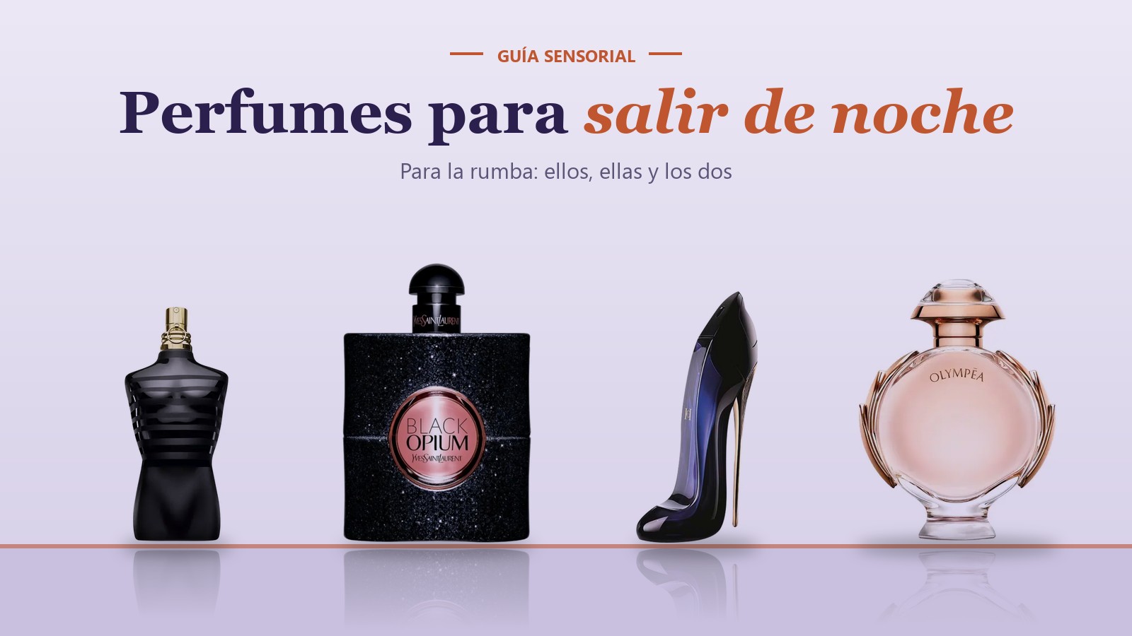 Perfumes para salir de noche: Le Male Le Parfum, Black Opium, Good Girl y Olympéa